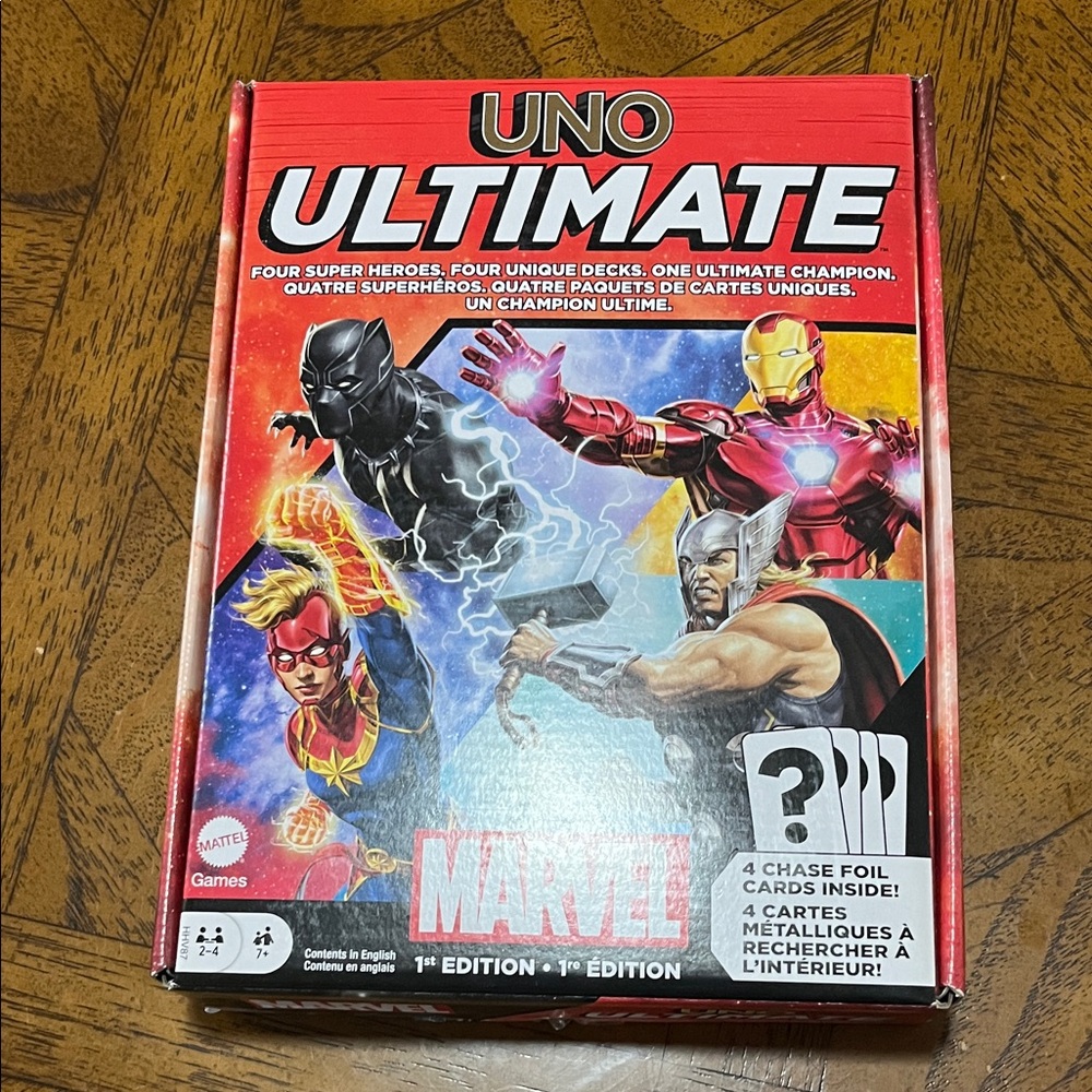 Mattel UNO Ultimate Marvel Edition Card Game Last chance - will be donated